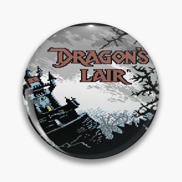Artikel-Vorschau von Dragons Lair Commodore 64 Ladebildschirm-Spiel, designt und verkauft von The 8-BIT Alchemist .