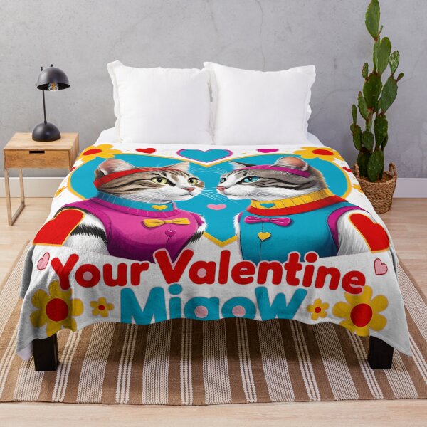 Item preview, Your Valentine Miaow – Romantic Cats Design, Happy Valentine Day designed and sold by PING 999 STUDIO.