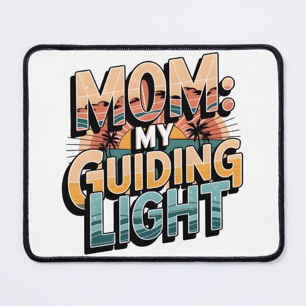 Item preview, Mom: My Guiding Light - Heartfelt Sunset Design. designed and sold by SalahuTheBoss.