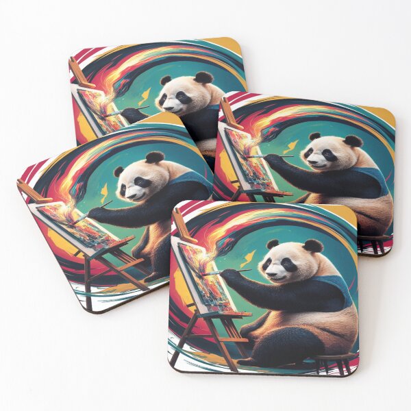 Item preview, Le Panda Artiste designed and sold by Collection de trésors .