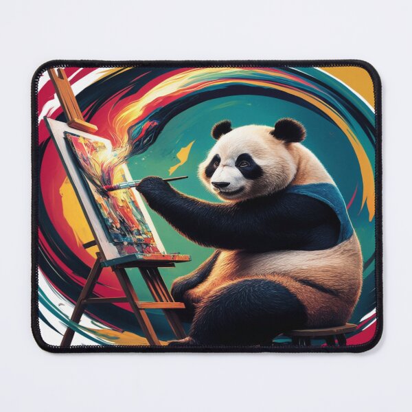 Item preview, Le Panda Artiste designed and sold by Collection de trésors .