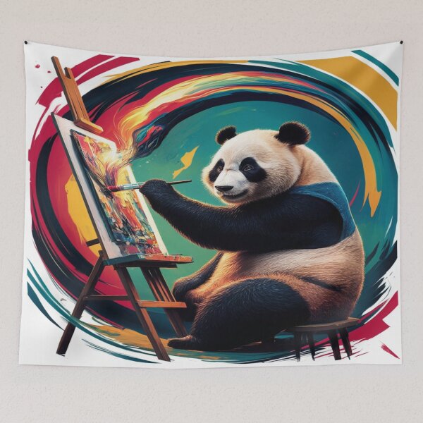 Item preview, Le Panda Artiste designed and sold by Collection de trésors .