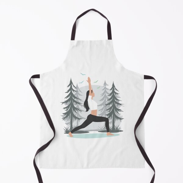 Item preview, Hand drawn illustration with beautiful young girl practicing yoga in the morning time designed and sold by MD Daud Haider Shaon.
