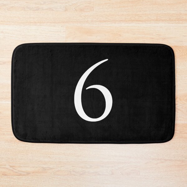 Item preview, Number Six / 6 - Stylish Serif Font (White) designed and sold by STUDIO-72.
