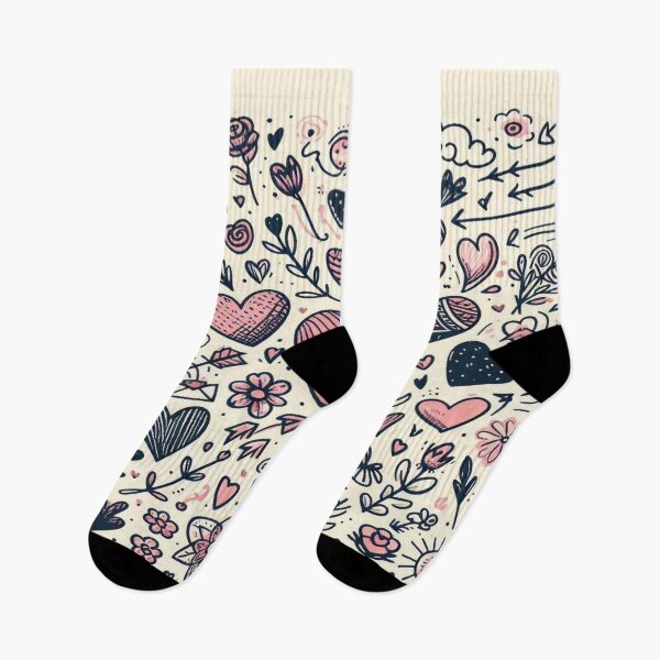 Item preview, Scribble Valentine’s Pattern Premium Cool Trendy Best Gift designed and sold by Imaginarium of Chaos falcon88 .
