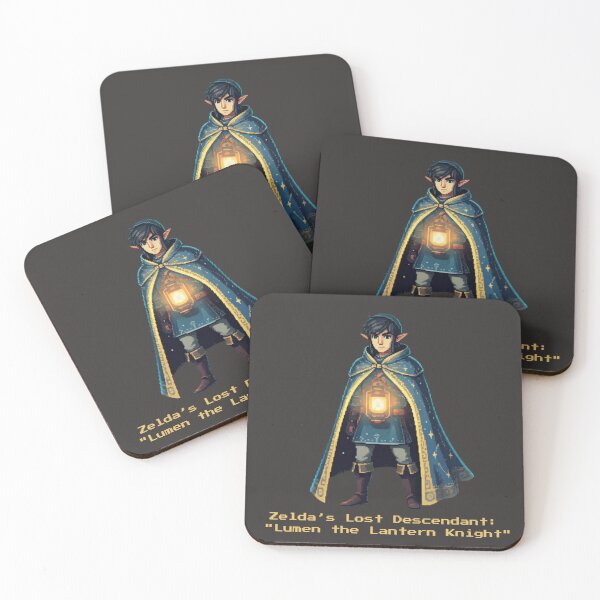 Item preview, Zelda’s Lost Descendant: "Lumen the Lantern Knight" designed and sold by ThreadEclectic.