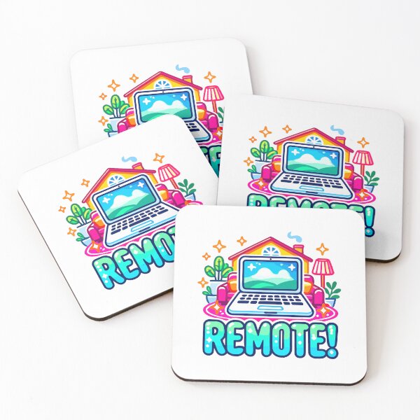 Item preview, Remote Work Laptop and Home designed and sold by Akioos.