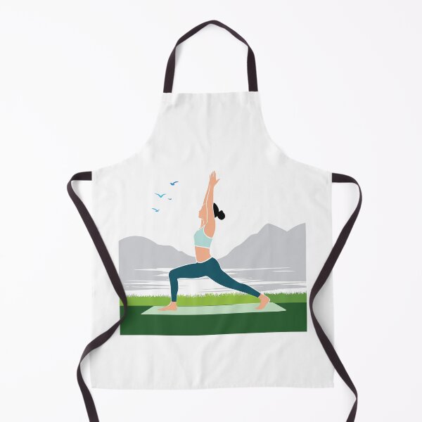 Item preview, Hand drawn illustration with beautiful young girl practicing yoga in the morning time designed and sold by MD Daud Haider Shaon.