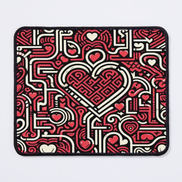 Item preview, Maze Valentine’s Pattern designed and sold by Imaginarium of Chaos falcon88 .