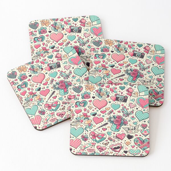 Artikelvorschau, Polka Dot Valentinstagsmuster entworfen und verkauft von Imaginarium of Chaos falcon88 .