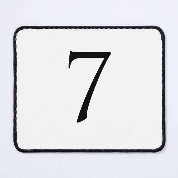Item preview, Number Seven / 7 - Stylish Serif Font (Black) designed and sold by STUDIO-72.