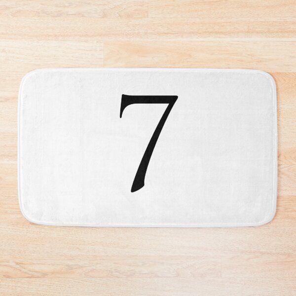 Item preview, Number Seven / 7 - Stylish Serif Font (Black) designed and sold by STUDIO-72.