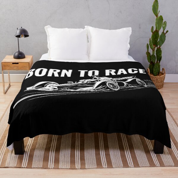 Item preview, Born To Race A White Monochrome Racing Car designed and sold by SplashTastic.
