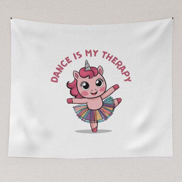 Item preview, Cute Unicorn Ballerina, Dance is my therapy, Ballet Lover, Dance Lover, Tutu, I love ballet, Pointe Shoes, Ballet Girl designed and sold by KolorellaS.