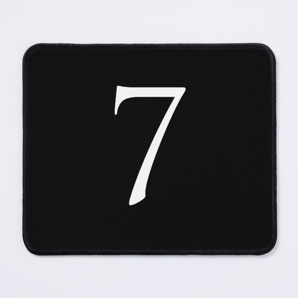 Item preview, Number Seven / 7 - Stylish Serif Font (White) designed and sold by STUDIO-72.
