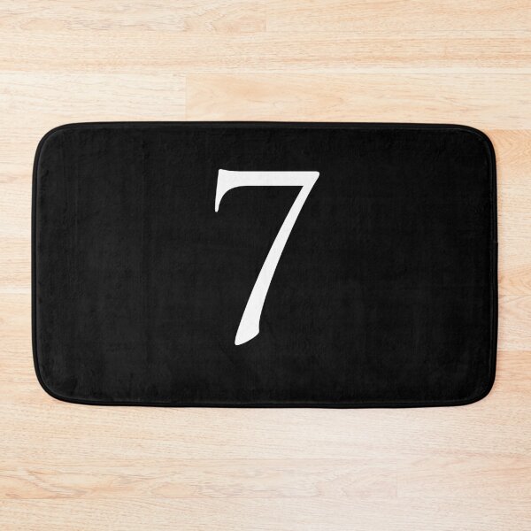 Item preview, Number Seven / 7 - Stylish Serif Font (White) designed and sold by STUDIO-72.