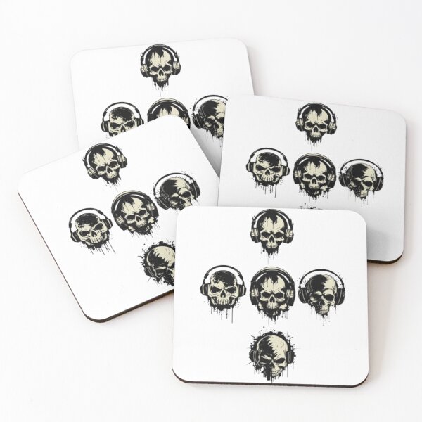 Item preview, Skull whit Headphones designed and sold by KolinBoy.