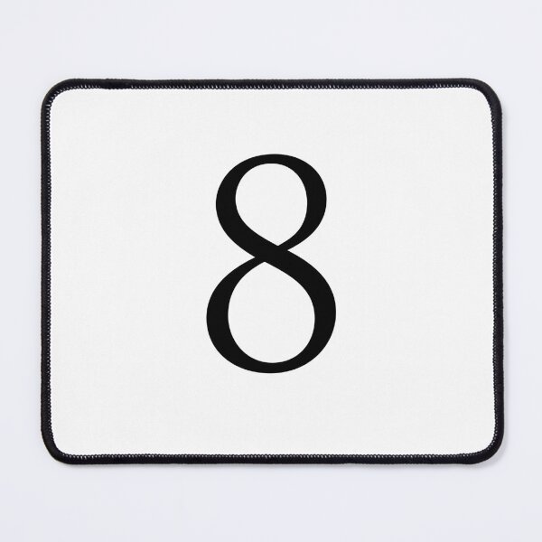 Item preview, Number Eight / 8 - Stylish Serif Font (Black) designed and sold by STUDIO-72.