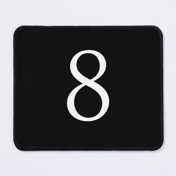 Item preview, Number Eight / 8 - Stylish Serif Font (White) designed and sold by STUDIO-72.