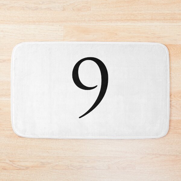Item preview, Number Nine / 9 - Stylish Serif Font (Black) designed and sold by STUDIO-72.