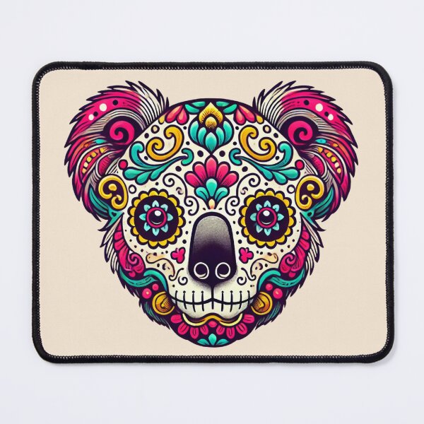 Item preview, Sugar Skull Koala: Vibrant Remembrance designed and sold by Design Delinquent.