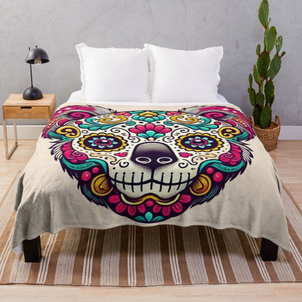 Item preview, Sugar Skull Koala: Vibrant Remembrance designed and sold by Design Delinquent.