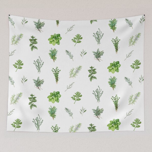 Item preview, Watercolor Fresh Garden Herbs designed and sold by silviaol.