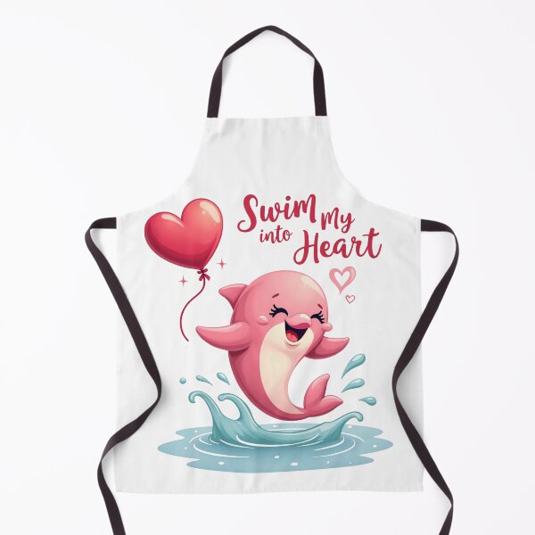 Item preview, Romantic Dolphin - Swim into My Heart designed and sold by Bulwshop.