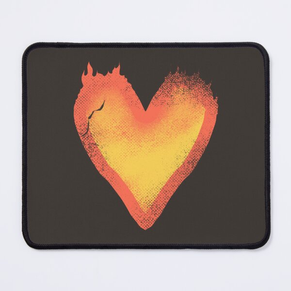 Item preview, Flaming Heart – Vintage Design designed and sold by FlashCraft Design.