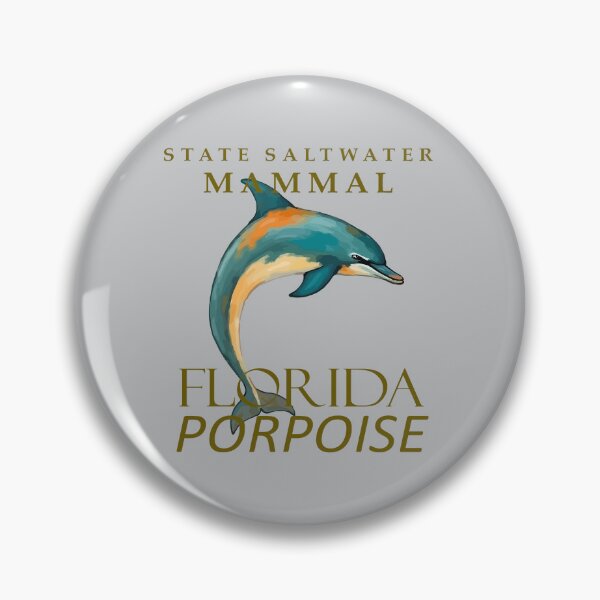 Item preview, Florida Saltwater Mammal Porpoise Design designed and sold by taiche.