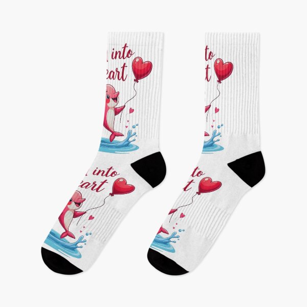 Item preview, Romantic Dolphin - Swim into My Heart designed and sold by Bulwshop.