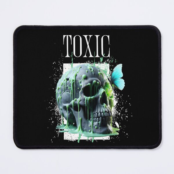 Item preview, Toxic Skull with Blue Butterfly designed and sold by Ultimate-Rabbit.