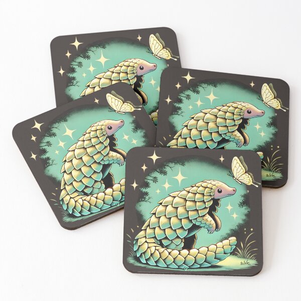 Item preview, Pangolin and Butterfly in Starry Glow designed and sold by Zatch-Bell.