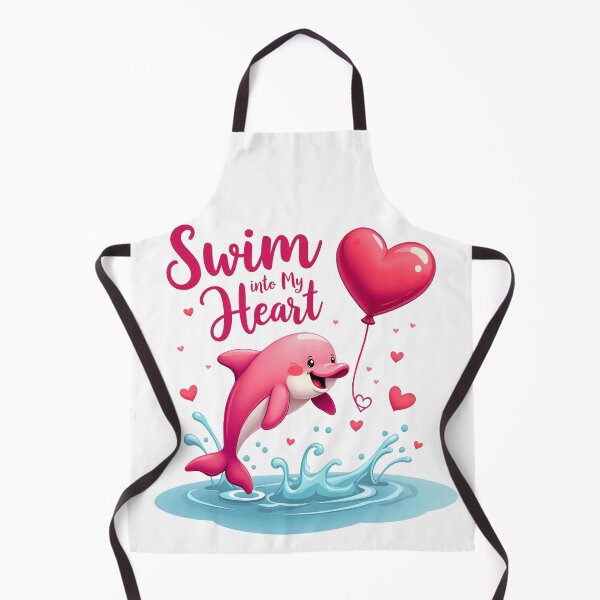 Item preview, Romantic Dolphin - Swim into My Heart designed and sold by Bulwshop.