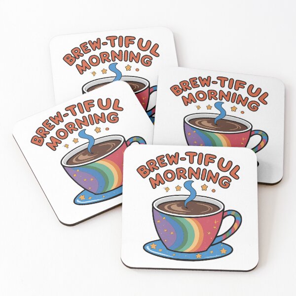 Item preview, Brew-tiful Morning - Rainbow Coffee Dreams designed and sold by Spicex2.