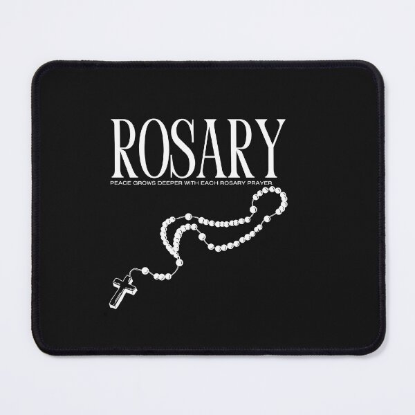 Item preview, Peace Grows Deeper with Each Rosary Prayer designed and sold by ComeToKnowMary.