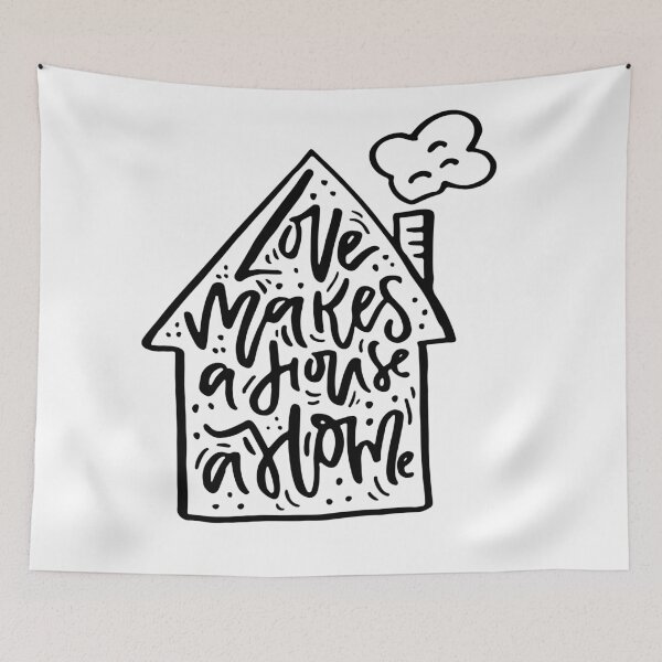 Item preview, Love makes a house a home designed and sold by FestivityFinds.