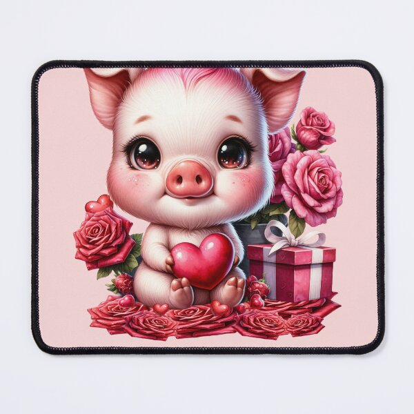 Item preview, Pigging valentine wishes, fantasy fun designed and sold by LoneAngel.