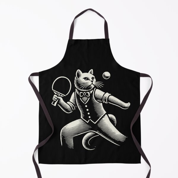 Item preview, Cute Cat Playing Table Tennis CO3 designed and sold by LuminOrb.