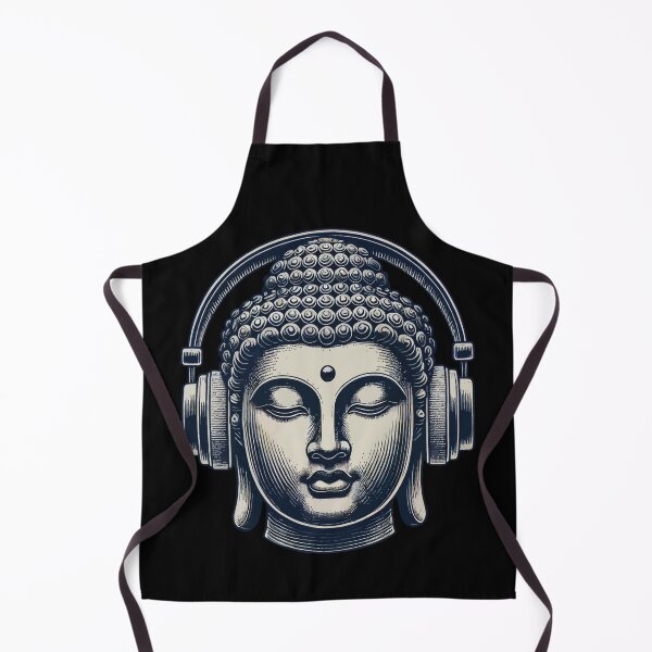 Item preview, Buddha With Headphones Music Streetwear Outfit designed and sold by LuminOrb.
