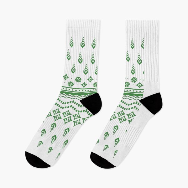 Item preview, Green S-shaped leaf pattern designed and sold by KwangCB.