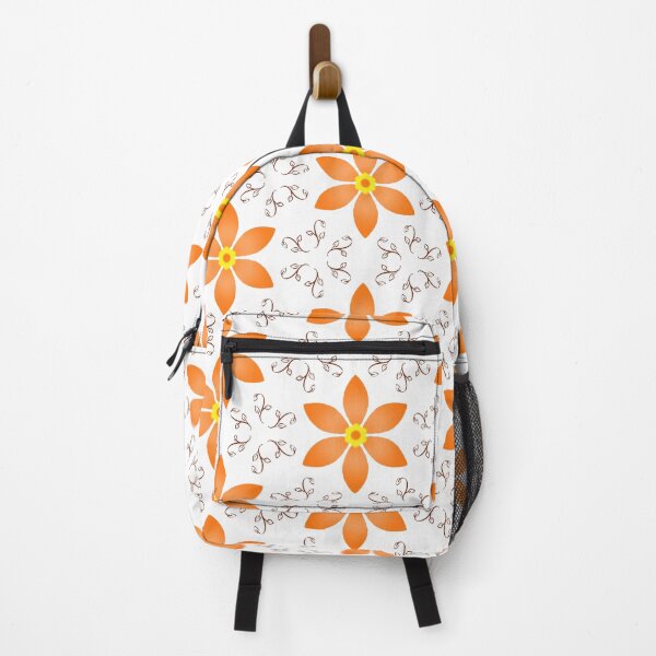 Item preview, Orange flower branch leaf pattern designed and sold by Bulantanyong.