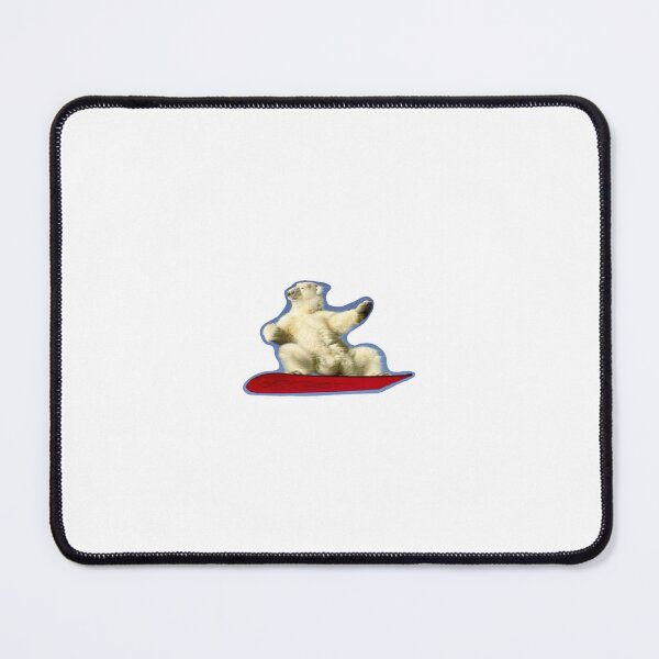 Item preview, snowboarding polar bear designed and sold by maggieemae.