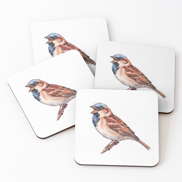 Item preview, The Wonderful Sparrow Bird designed and sold by RadiantRevArt ⭐⭐⭐⭐⭐.