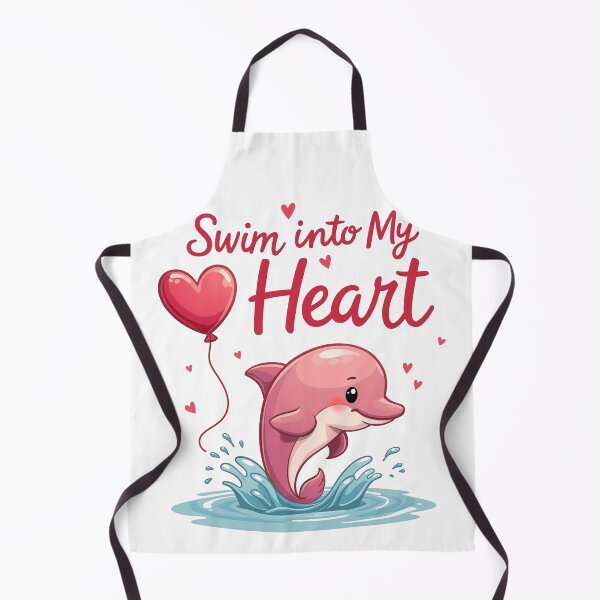 Item preview, Romantic Dolphin - Swim into My Heart designed and sold by Bulwshop.
