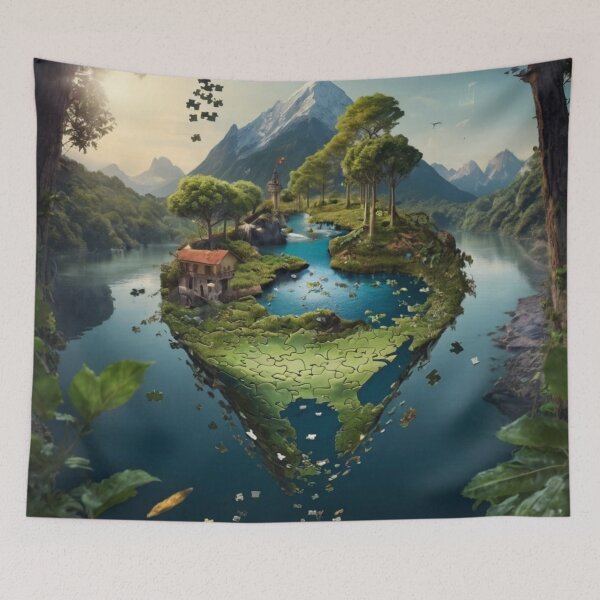 Item preview, Land of Jigsaw.  designed and sold by Santi-Jomjan.