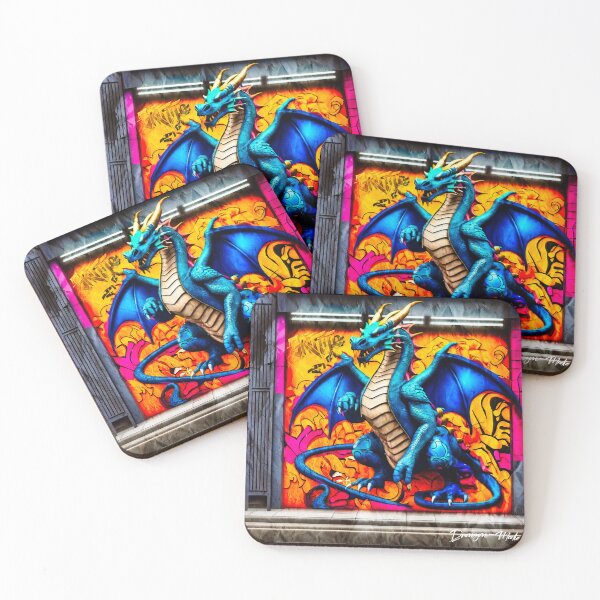 Item preview, Urban graffiti street art Dragon designed and sold by Drone-tees.