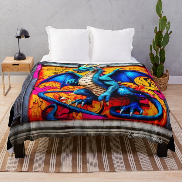 Item preview, Urban graffiti street art Dragon designed and sold by Drone-tees.