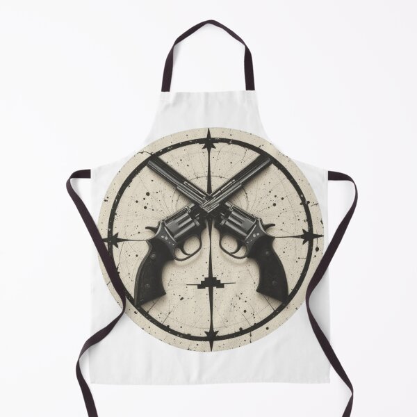 Item preview, Two Guns Blazing I Round Target designed and sold by Orese12.