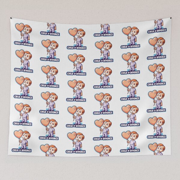 Item preview, Child of Divorce – Torn Between Two Homes Emotional Artwork designed and sold by RvinJo8.